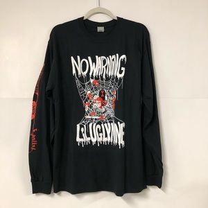 No Warning X Lil Ugly Mane Tour tee, VERY RARE BLACK SIZE L